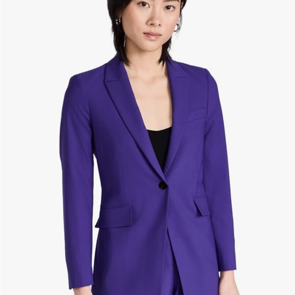 Theory Purple Blazer & Suit Jacket - Picture 7 of 16